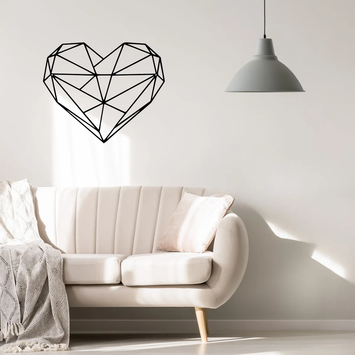 

Heartshaped Home Decor Minimalist Line Metal Wall Art Bedroom Livingroom Kitchen Bathroom Home Decor Modern Wall Hanging Decor G