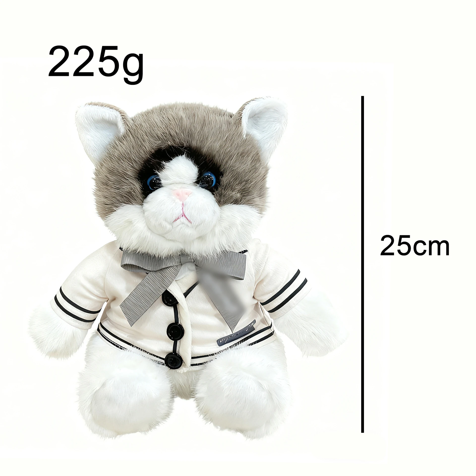 Kawaii Folklore Album Cardigan Plush Cat Doll Game Surrounding Cat Plush Pillow Doll Toy For Kid Birthday Christmas Gifts