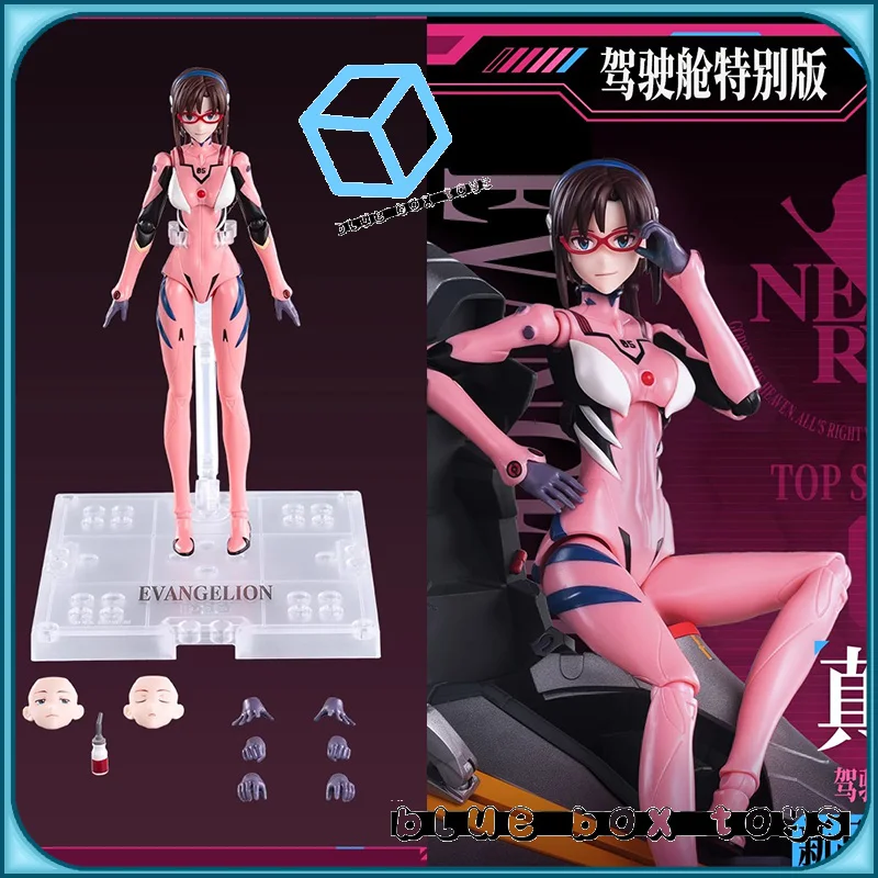

В наличии Blokees Neon Genesis Evangelion EVA Mari Makinami Battle Suit Фигурка в сборе Модель Коллекционные оригинальные игрушки