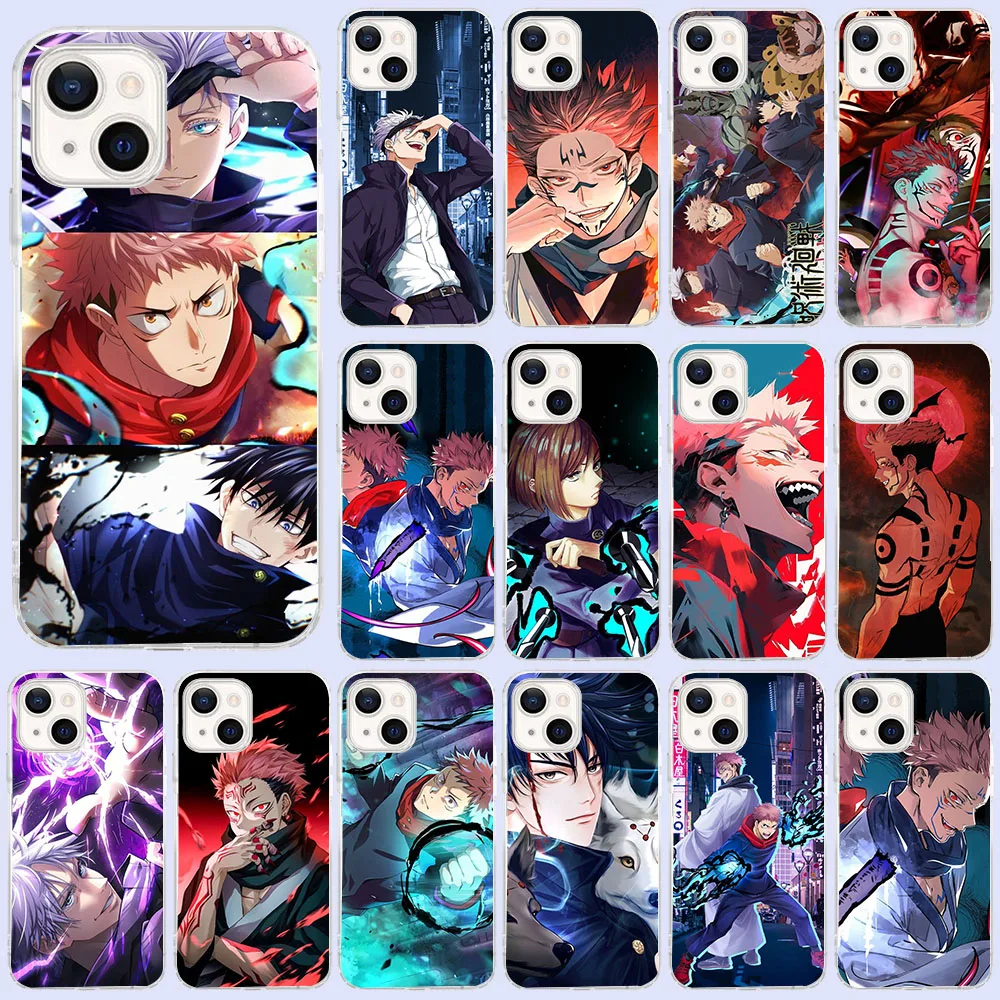 KT-58 Anime Jujutsu Kaisen Silicone Case For LG Q61 Q60 K50 K62 K42 K40S K9 V40 V50 V60 K92 G8 G8X ThinQ5 VELVET