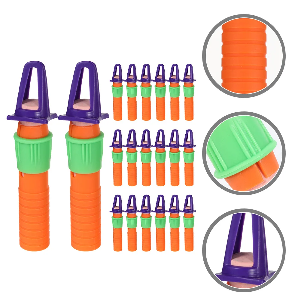 

20Pcs Crayon Extender Pencil Sharpener Holder Cap Compact Easy to Carry Pencil Extender for Artists Crayon Pen Cap