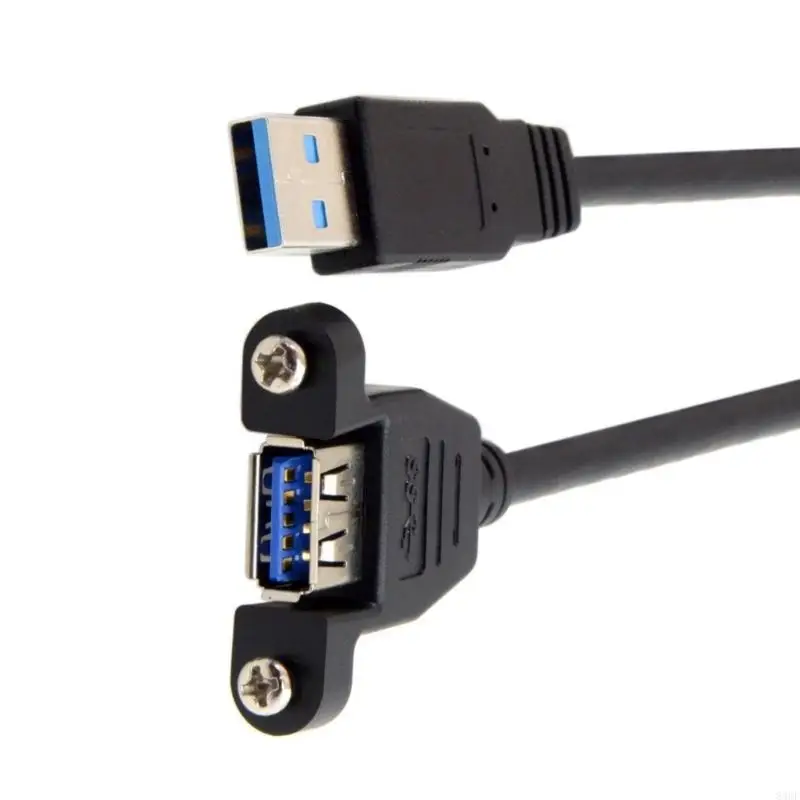 30cm USB Male to Female Extension Wire, 5Gbps Data Transmission Cord Adapter Line for USB Drive Fan LED Light 83CF