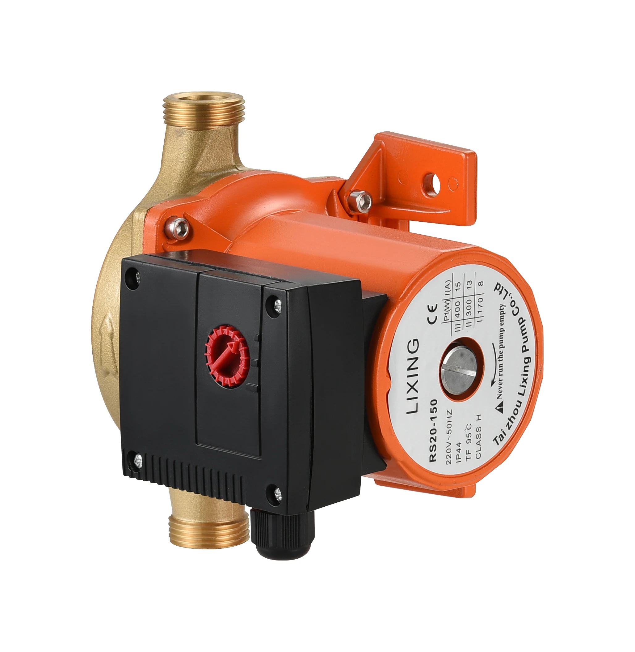 

RS20-15 220v Electric Small Hot Water Heat Circulation Pumps High Pressure Three Speed Recirculation Pump