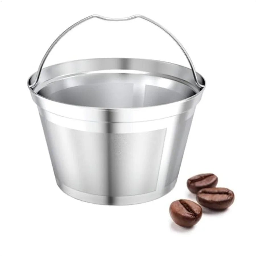 

Coffee Filter Reusable 8 10 12 Cup Basket Replacement FilterStainl Steel Permanent Coffee Filter Suitable for Bunn Coffee Brewe