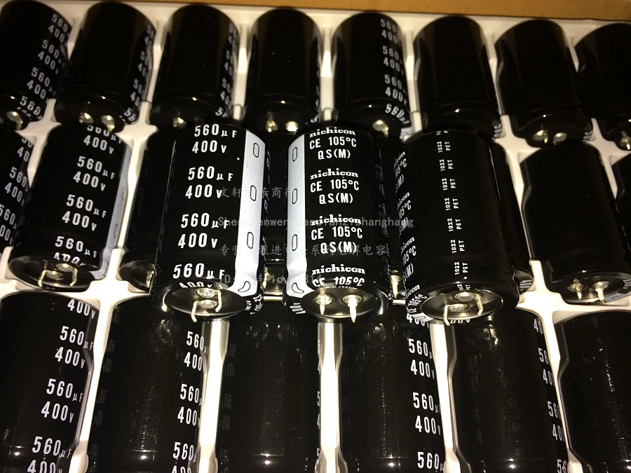 2023 560uf 400v Nichicon imports electrolytic capacitors 400v560uf 30*50 QS series 560uf 400v