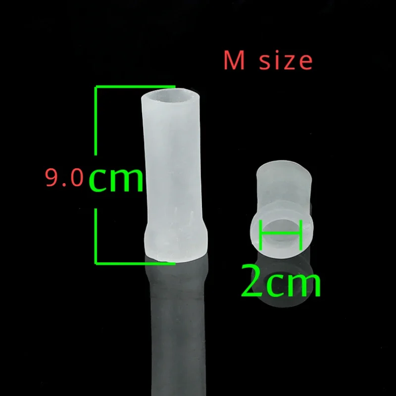 Silicone Sleeve for Penis Extender Pump Enlargement Accessories Glans Protector Cap Replacement for Dick Stretcher Clamping Kit