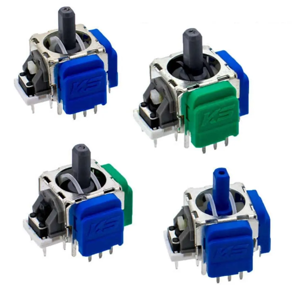 4PCS Anti-Drift TMR Elektromagnetische Joystick 3D Analog Langlebig Halle ThumbStick Hohe Präzision für PS5/PS4/Xbox/Switch Pro