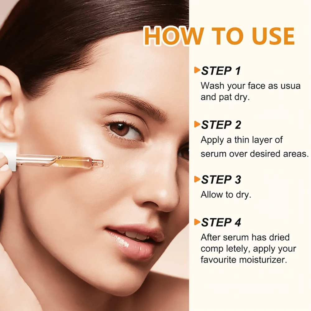 SUYARUN AHA + Сыворотка с витамином С — отшелушивающая осветляющая эссенция для лица от темных пятен, тусклости и неровного тона кожи.