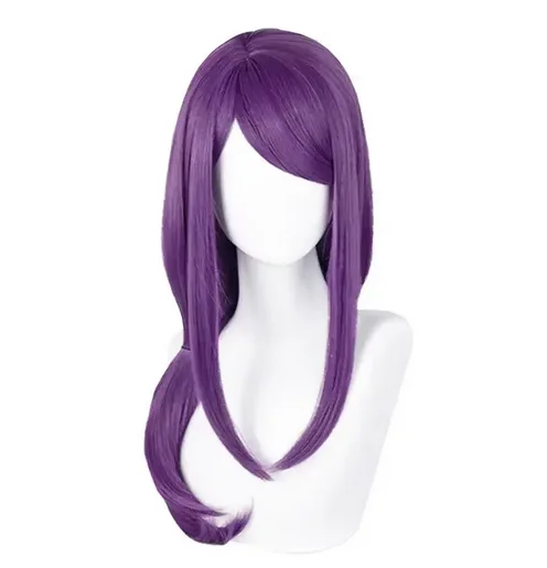 

Anime Wig Cosplay Kamishiro Rize Cosplay Wig 70cm Purple Women Anime Wigs Heat Resistant Synthetic Wigs