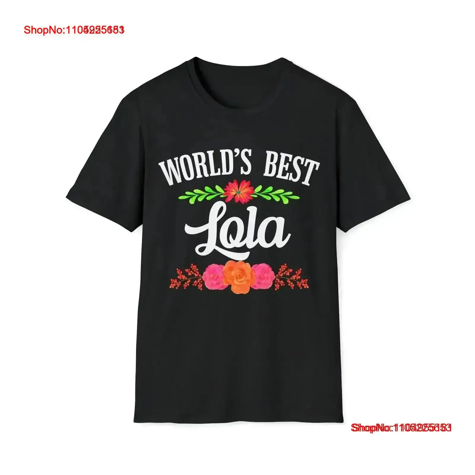 

Лучшая в мире футболка Лола, филиппинская бабушка, винтажная стираная модная удобная домашняя эластичная дышащая слегка уличная одежда