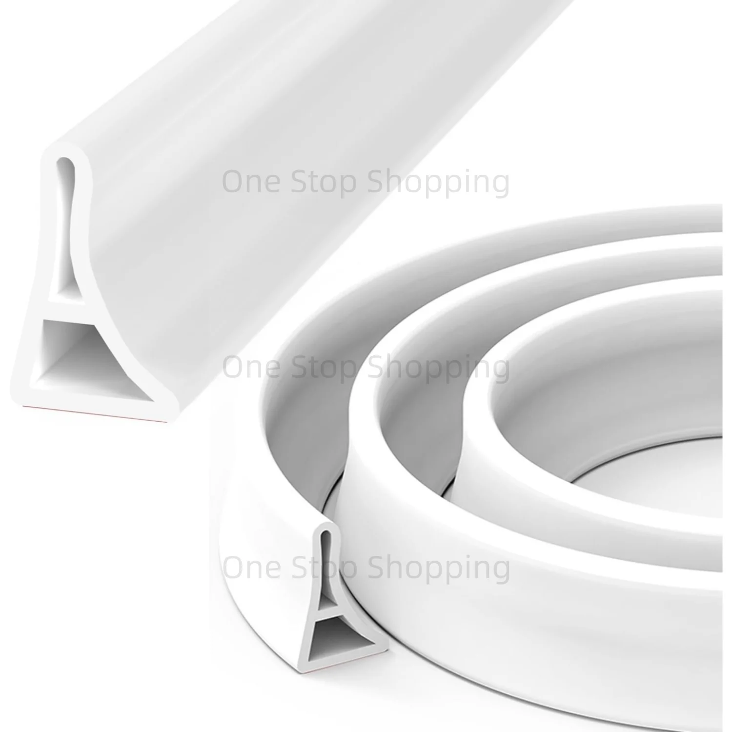 

Collapsible Shower Threshold Water Dam Shower Splash Guard Showering Barrier Water Stopper Rubber Dry and Wet Separation Walk in