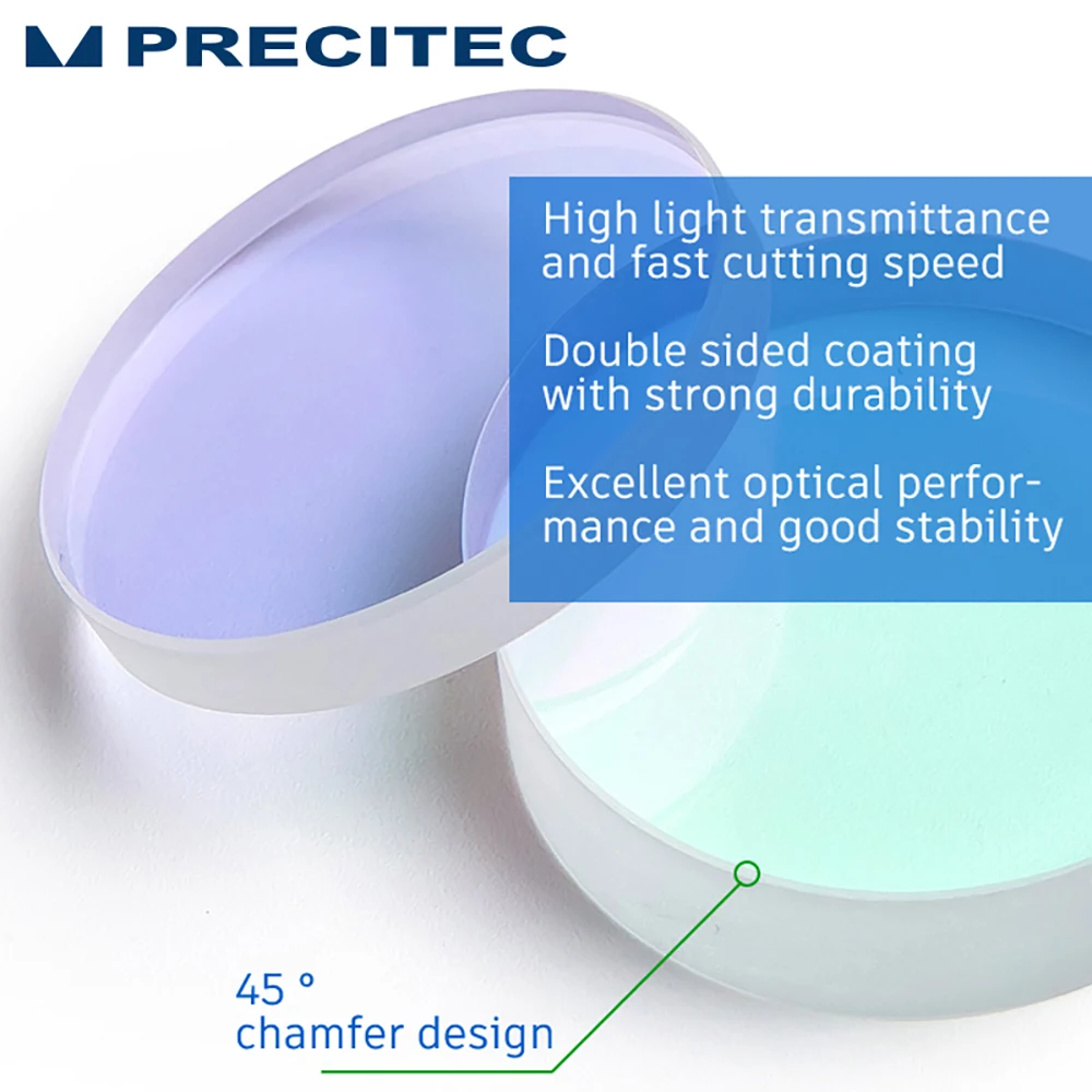 Precitec Original Protective Laser Windows Lens Dia.21.5x2 22.35x4 24.4x2 30x5 37x7