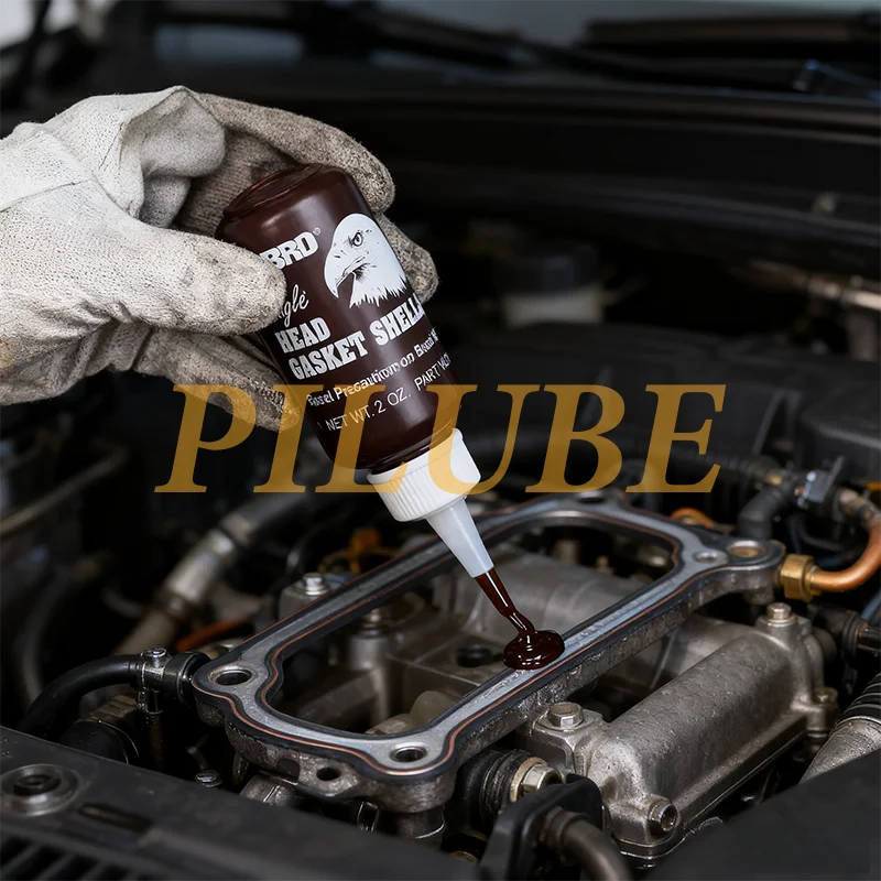 ABRO HEAD GASKET SHELLAC High-Performance Automotive Sealant for Engine and Gasket Repairs Ideal for Sealing and Restoration