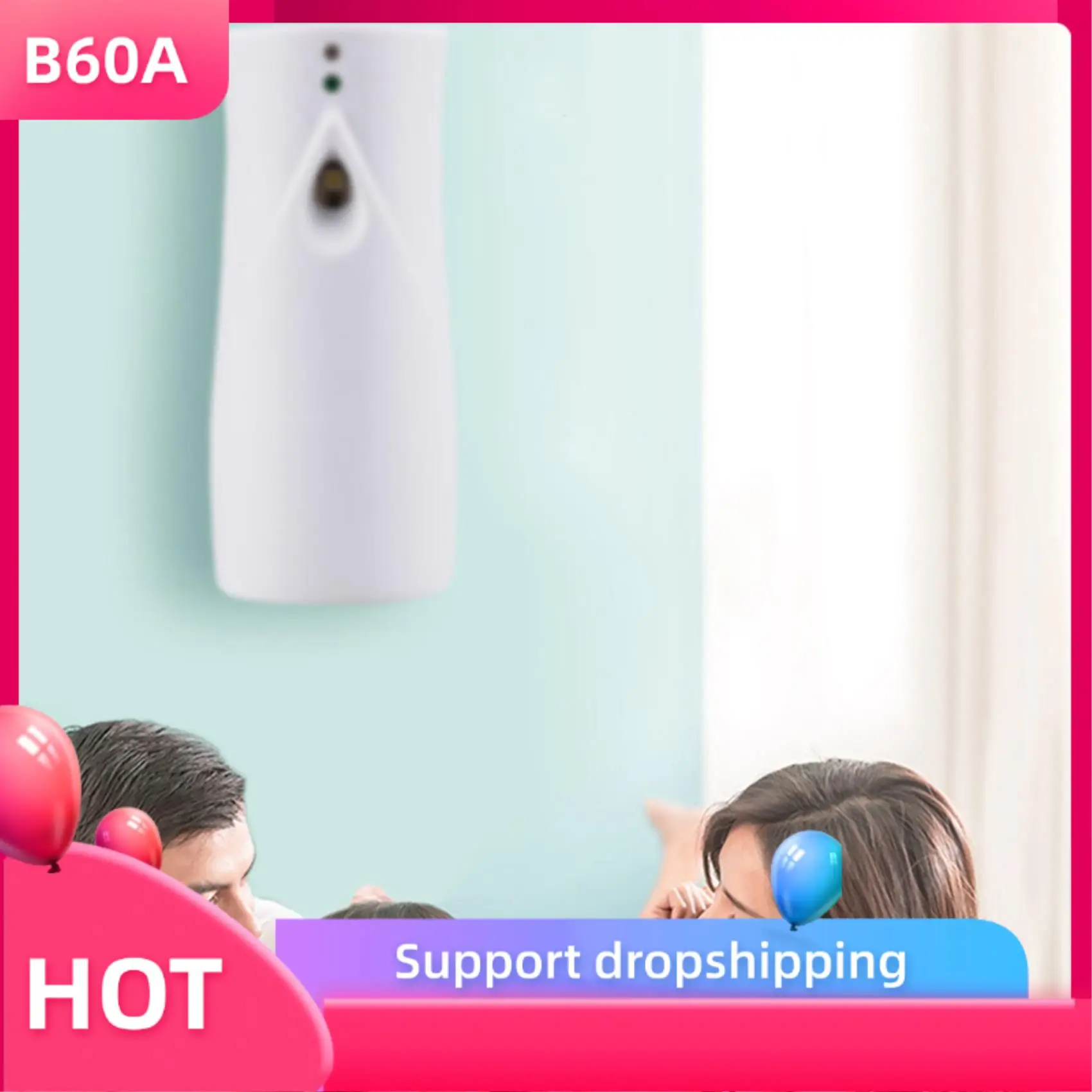 

B60A 3X Automatic Perfume Dispenser Spray Air Fresheners Fragrance Sprayer Hotel Home Regular Air Perfume Dispenser Machine