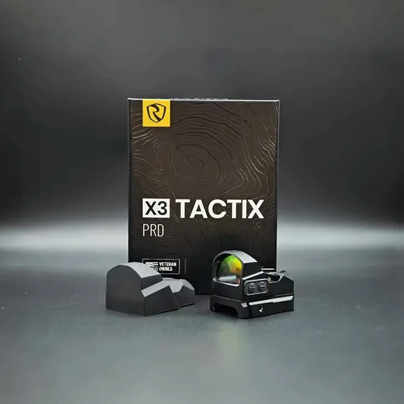 Riton Optics X3 TACTIX PRD 3 MOA Red Dot Sight Mini Optics Scope 18.8mm RM06 Footprint with Picatinny Mount