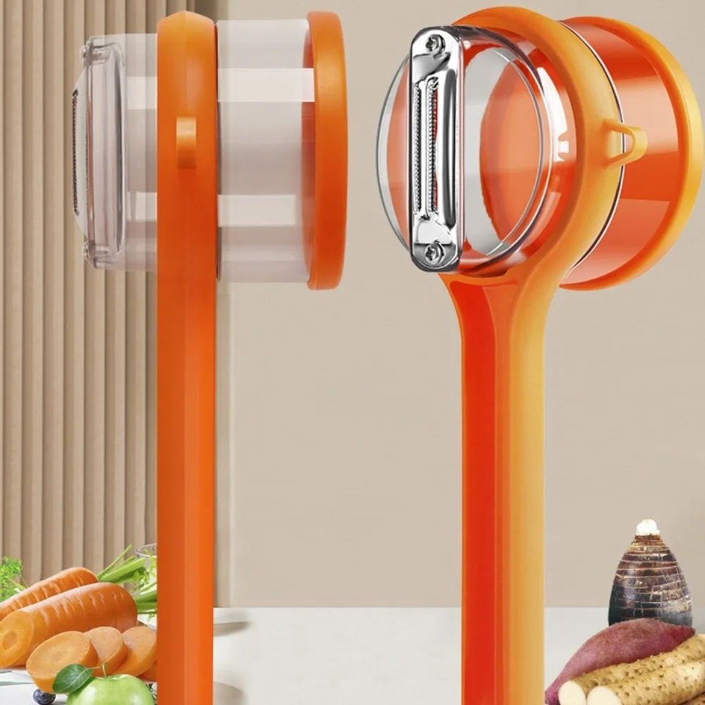 Multifunctional Peeler With Storage Box Manual Apple Peeling Cutter Portable Veggie Potatoes Peelers Kitchen Accessories