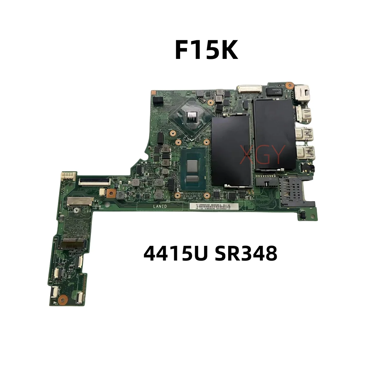 

Оригинальная материнская плата для ноутбука F15K 4415U SR348 940MX GPU 69N10AMB3A21-01 1614002302098 100% тестирование идеально