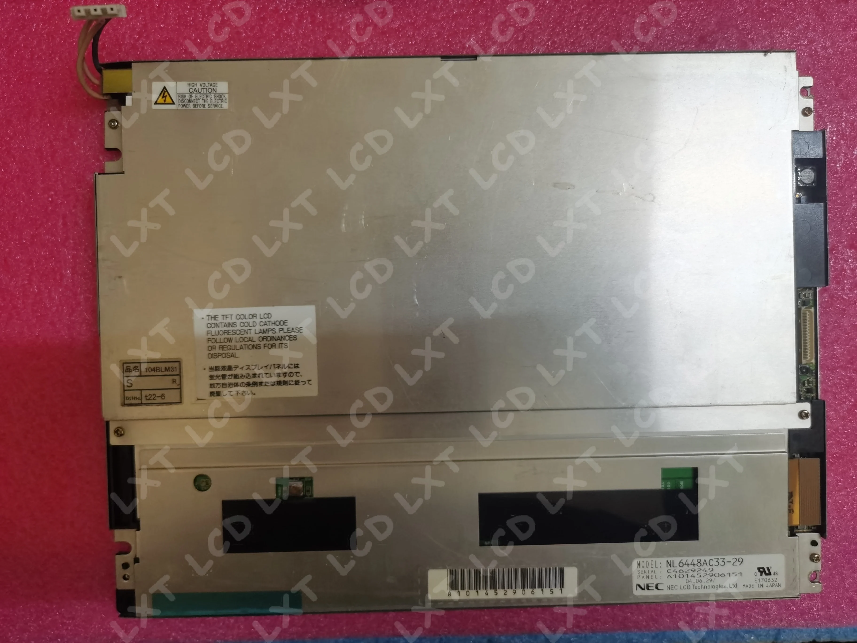 LCD Screen Display Panel for Original NL6448AC33-29 10.4Inch Industrial Screen Tested in Stock NL6448BC33-31