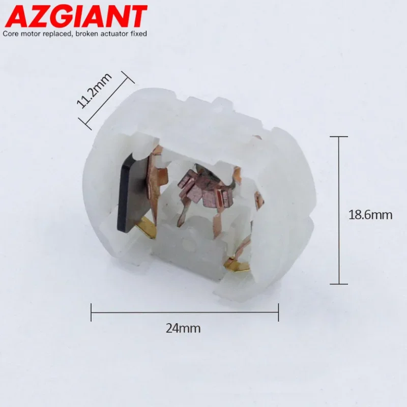 AZGIANT FC280 PTC Plastic Rear Bearing Cover Part for Car Door Lock Rear View Mirror Motor Carbon Brush Holder Car Accessories