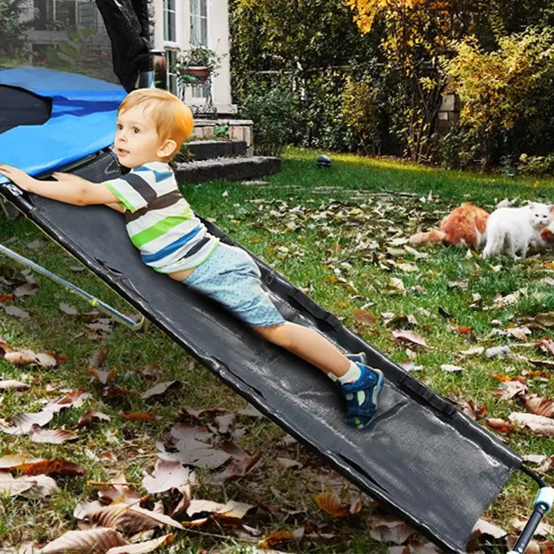 Trampoline Slide Universal Trampoline Slide Safety Ladder Easy To Climb Kids Trampoline Attachments For Trampolines Of All Sizes