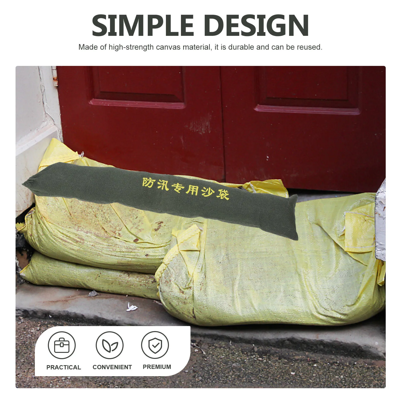 Многоразовые мешки с песком на шнурке для защиты от повенья, пустые прочные холщовые многофункциональные строительные пустые мешки с песком