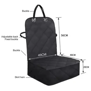 1-2PCS Podložka na zadní sedadlo auta Voděodolná skládací podložka na zadní sedadlo auta Polštář na sedadlo, chránič domácích mazlíčků pro auta, nákladní automobily, SUV 10 nejlepší prodej vodotěsné potahy sedadel do auta - №5