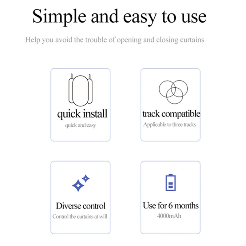 สมาร์ทคู่ผ้าม่านหุ่นยนต์โรมัน Rod Track/T/U-Rail แทร็ก 3 In1 ที่เปิดผ้าม่านอัตโนมัติรีโมทคอนโทรลผ้าม่านมอเตอร์