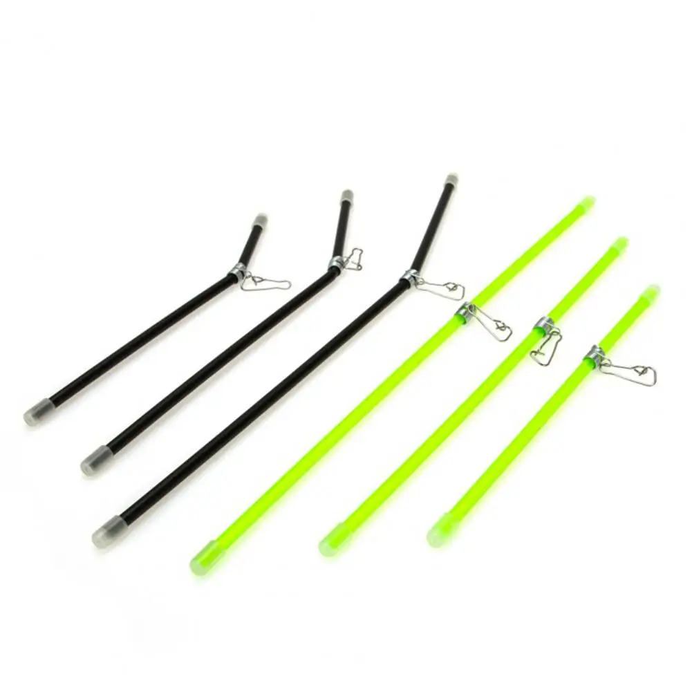 20Pcs Luminous Fishing Scale Connectors with Snaps Hook 15/20/25cm Fishing Balance Connector Anti-Tangle Feeder Boom