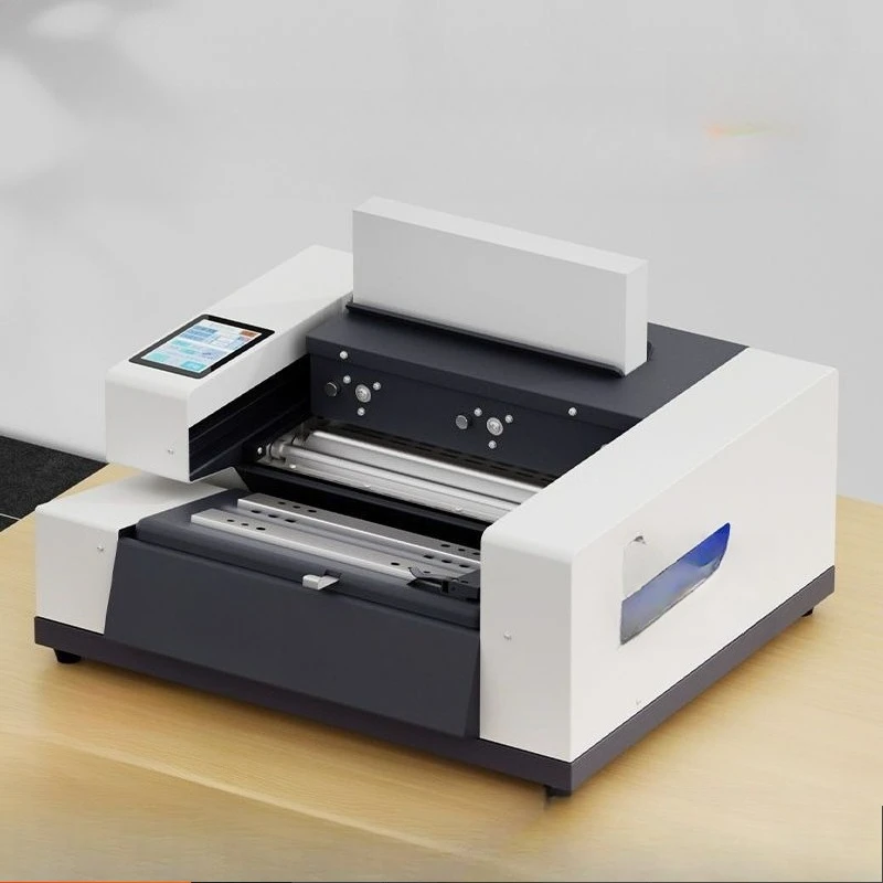 Office A4 Automatic Hot Melt Adhesive Document Book Contract Small Desktop Wireless Binding Machine Books