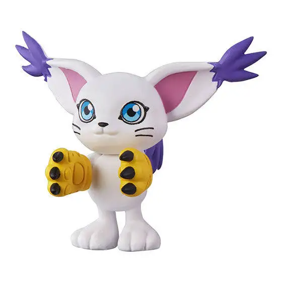 BANDAI Digimon Adventure Tailmon Line Up Gashapon Collectible Figure Desktop Decoration For Anime Digimon Fans And Collectors