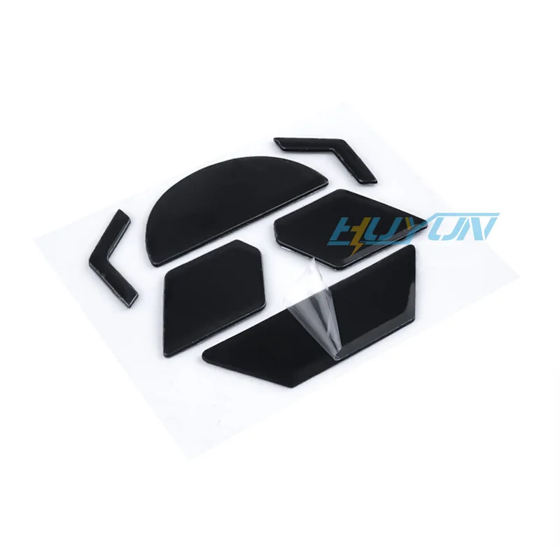 PP+ 2 Sets Black Rounded Curved Edges Mouse Feet Skates for Logitech G900 Mouse