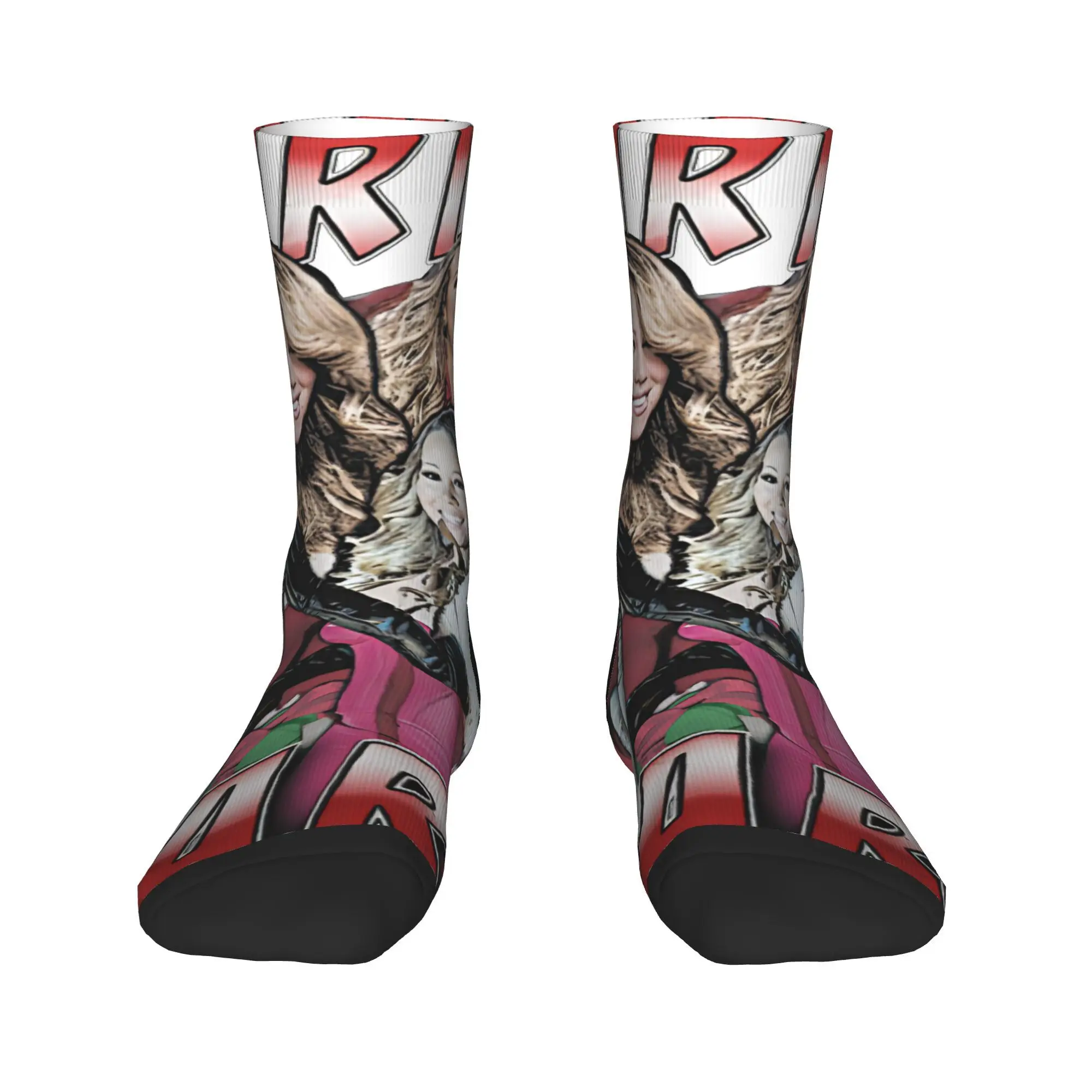 ماريا كاري كل ما أريده لعيد الميلاد هل أنت جوارب جوارب مضادة للانزلاق للبالغين والرجال جوارب جري مريحة شتوية أنيقة