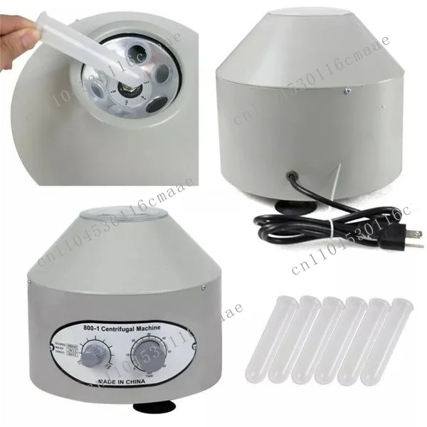 800-1 Benchtop Low Speed Centrifuge 20mlx6 400-4000r/min Laboratory Medical Sample Separation Centrifuge