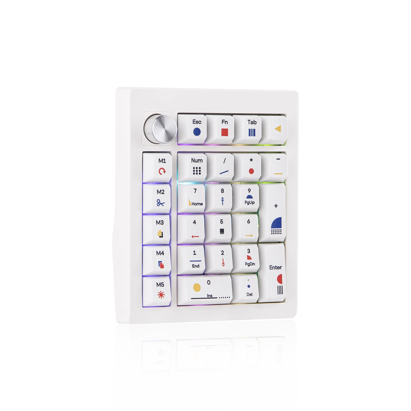 EPOMAKER TH26 20% Tri-Mode VIA/EPOMAKER Hub Customization Creamy Mechanical Numpad with 5 Dedicated Macro Keys & Rotary Knob