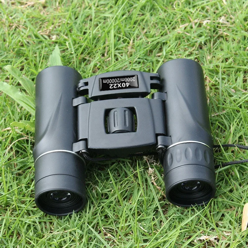 40X22 HD Powerful Binoculars Long Range Folding Mini Telescope BAK4 FMC Optics for Hunting Sports Outdoor Camping Travel