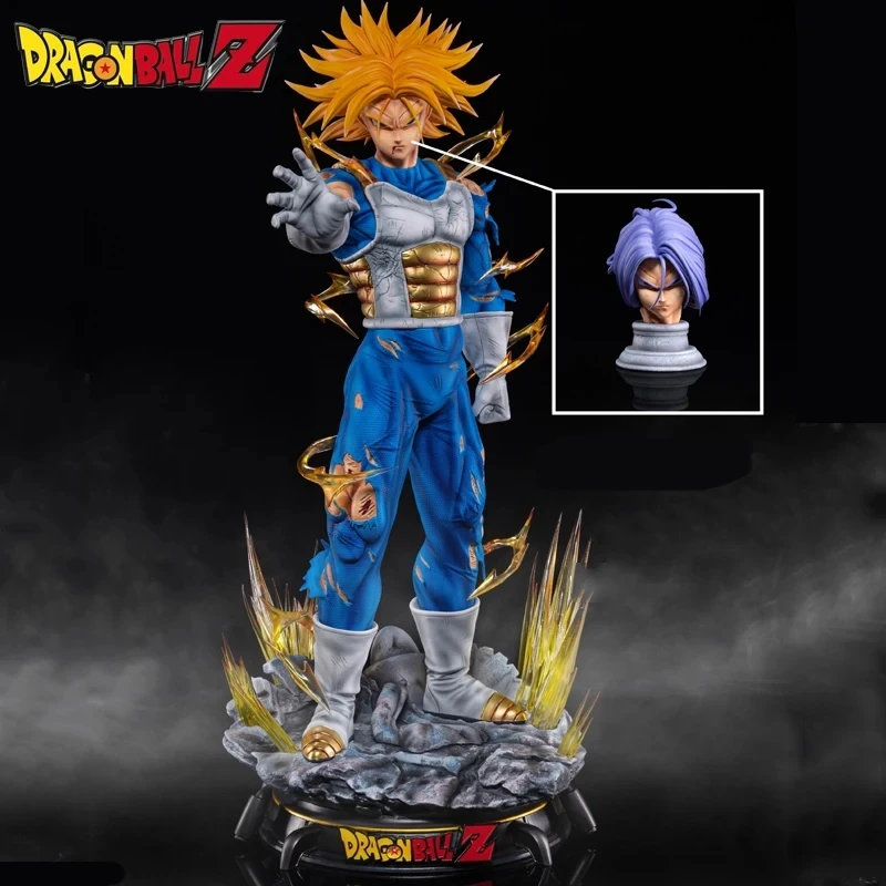 32cm Dragon Ball Trunks Anime Figure Super Saiyan Action Figurines Statue Gk Dbz Pvc Collection Model Doll Children Toys Gift