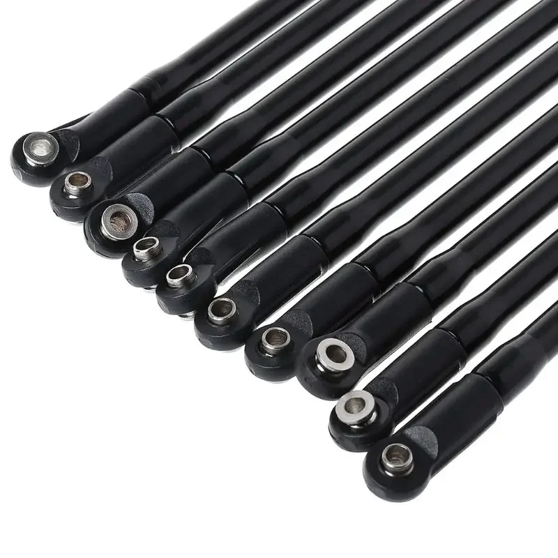 

10Pcs/Set Metal Link Set Plastic Rod End for 1/10 RC Crawler Car Axial SCX10 II 90046