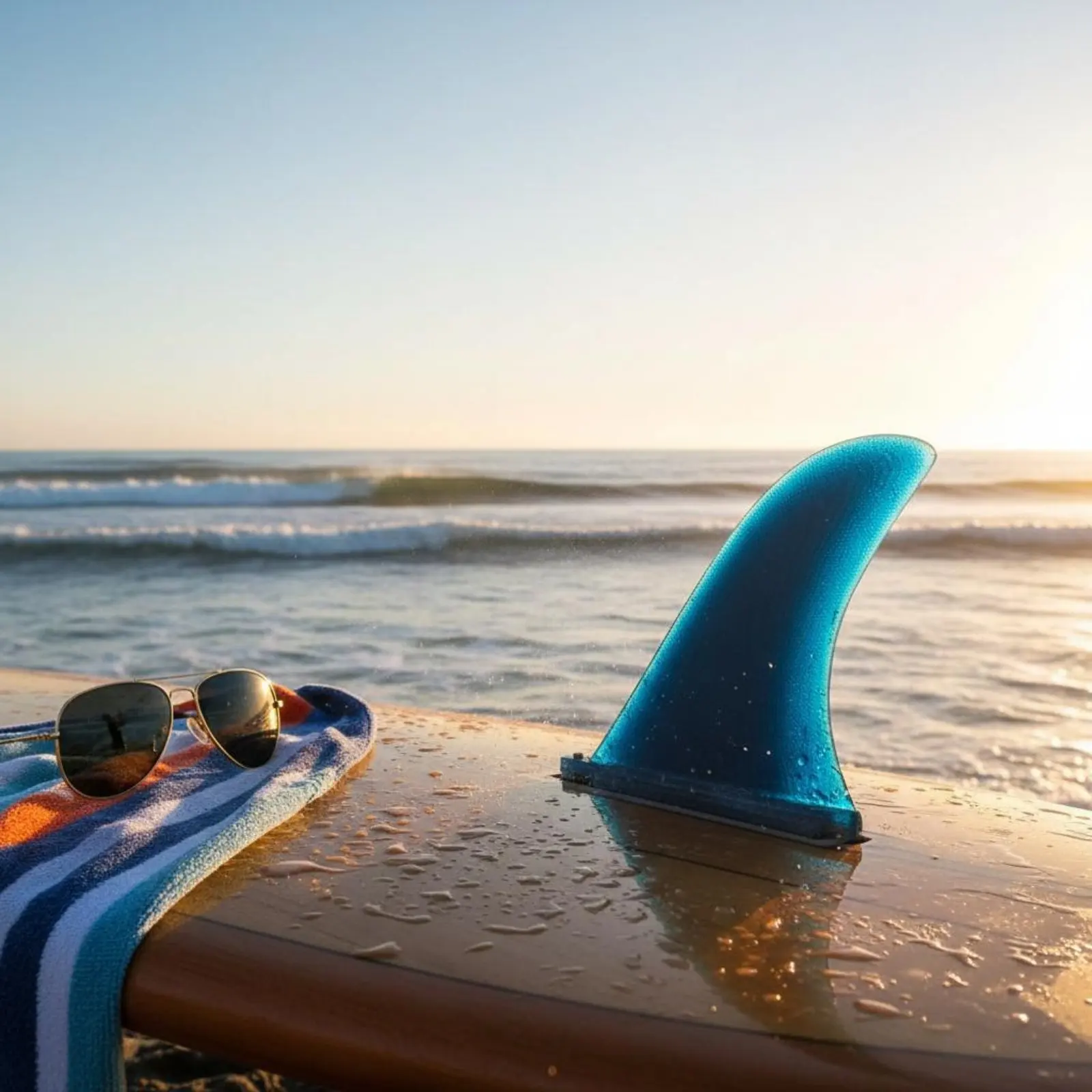

Single Wave Fin Universally Compatible 10 Inch Middle Fin for Longboarders