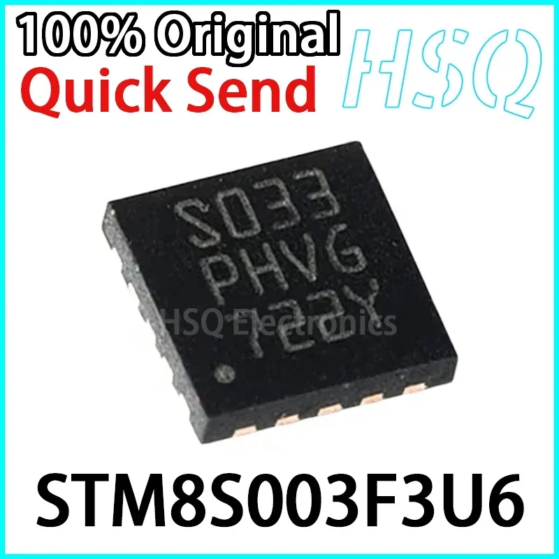 1PCS STM8S003F3U6 STM8S003F3U6TR Package UFQFPN-20 SMT 8-bit Microcontroller - MCU Stock