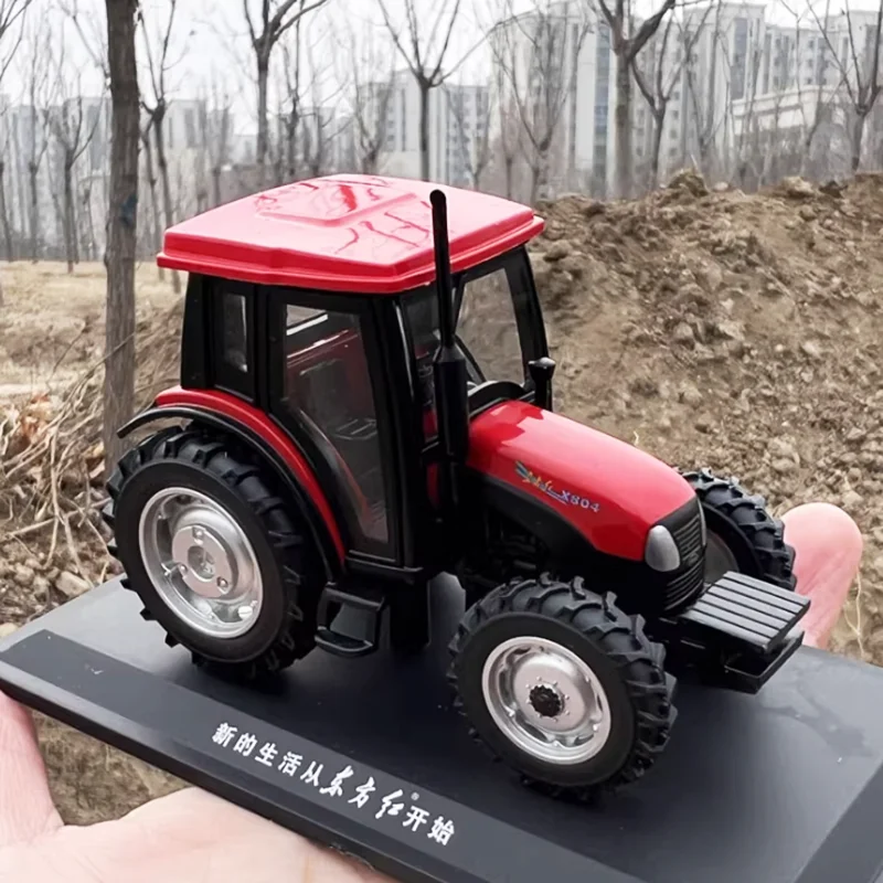 

Масштабная модель колесного трактора XS04 из сплава, 1:43, готовое изделие, имитационная игрушка, коллекционная статическая модель, украшение