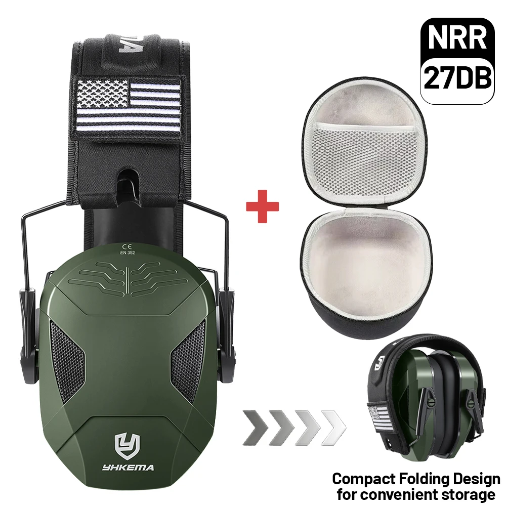 

Наушники для стрельбы на открытом воздухе, тактические противошумные наушники, защита слуха, звукоизолирующие наушники, складные наушники