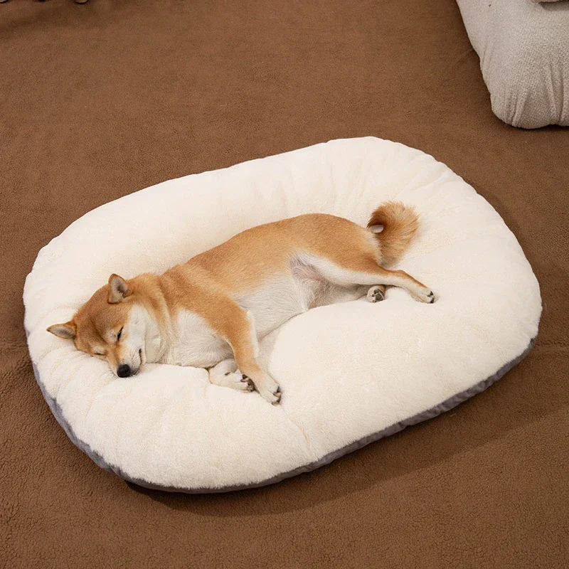 Pet Dog Bed Soft Warm Pet Product Animals Accessories Dogs Basket Supplies for Large Medium Small Mat Removable Washable Dog Bed