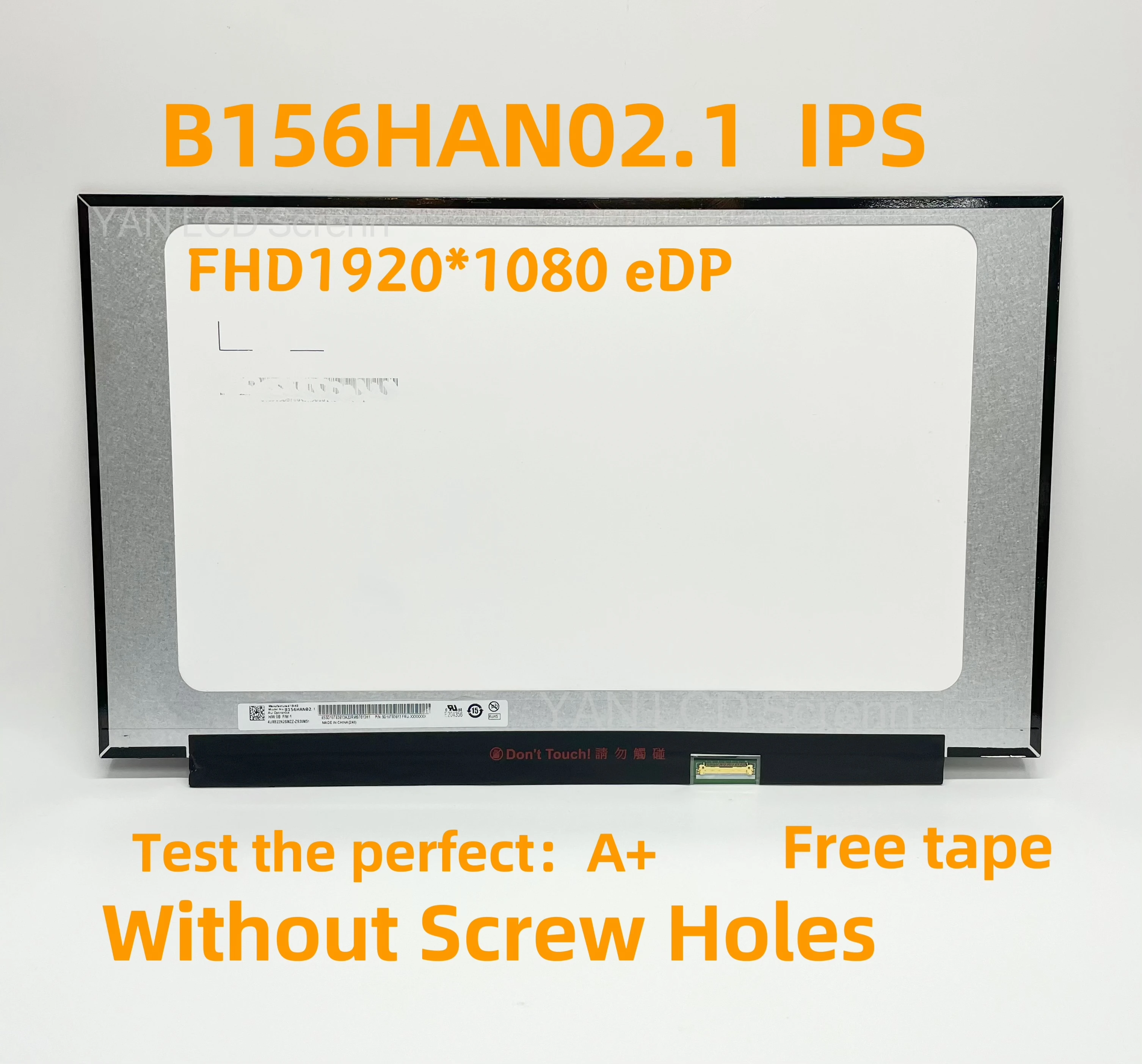 Substituição de Tela de Notebook 15.6 Polegadas para Lenovo S340-15 3-15ARE, ThinkPad T590 e Outros Modelos