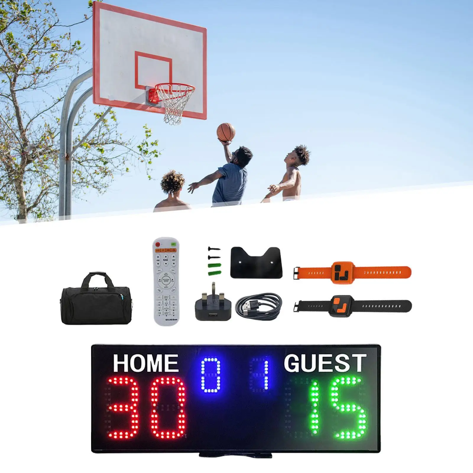 

Digital Scoreboard Sports Game Score Keeper for Badminton Volleyball Soccer