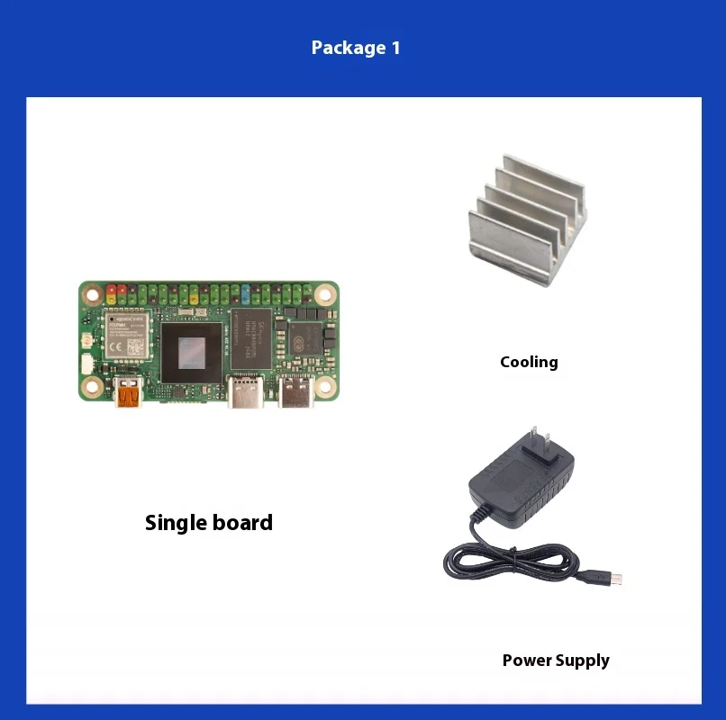 Radxa Cubie A7Z board with Allwinner octa-core CPU, dual-screen