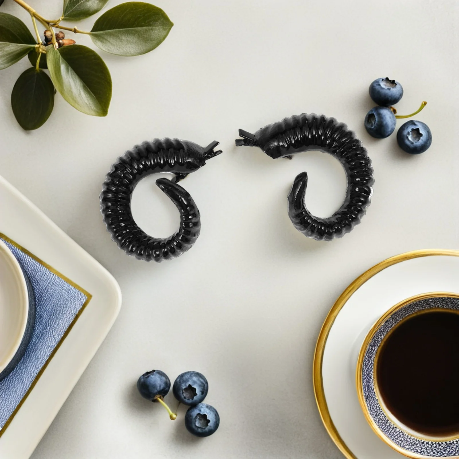 

Claw Hairpin Horn Clip Horns Pins Halloween Clips White Costumes Artificial Ram Sheep Child