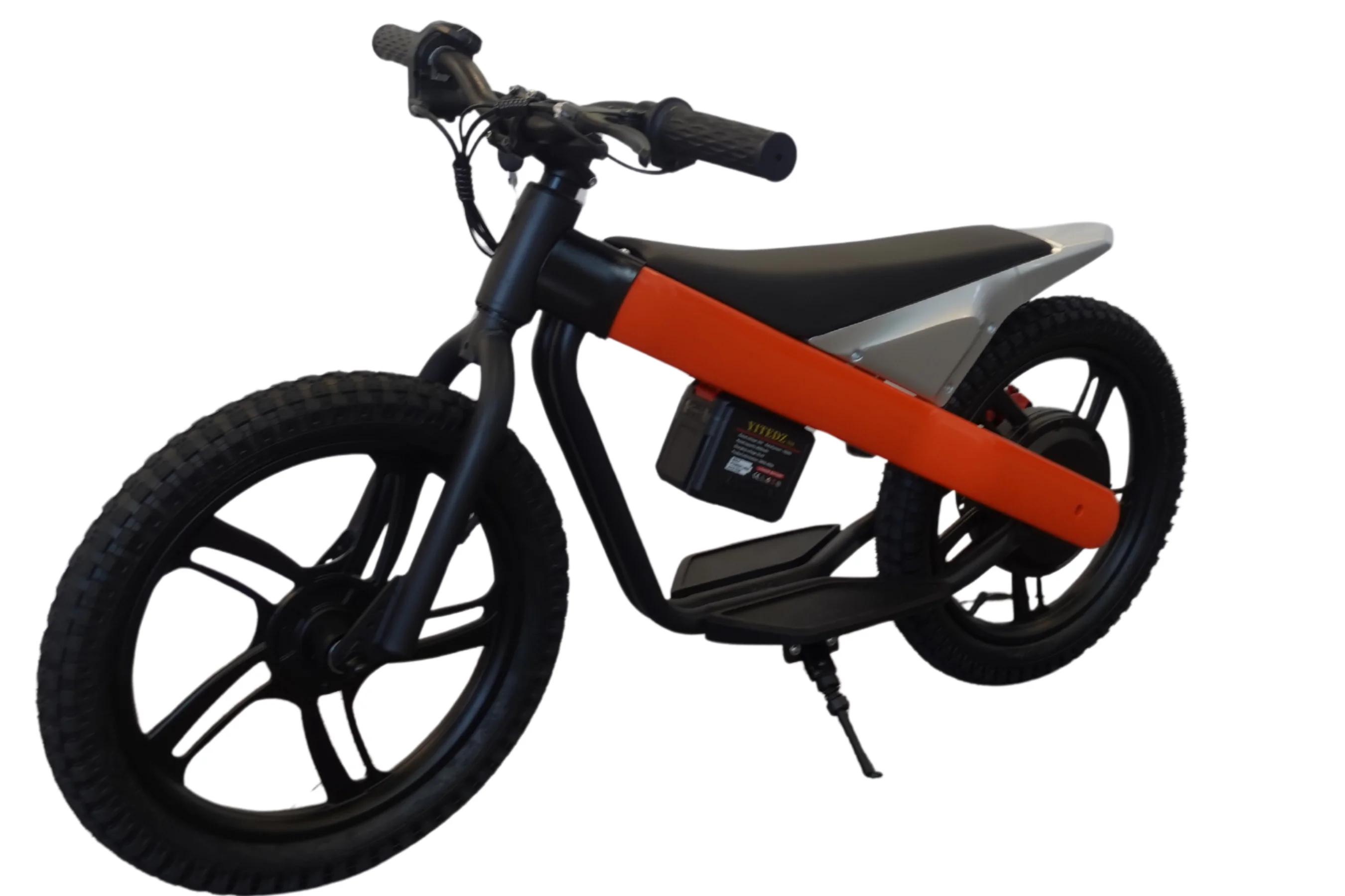 Motocykl elektryczny dla dzieci, terenowy, 16 cali x 2,4 cala, 25 km/h, 20 KM, hamulce tarczowe, akumulator litowy 24V z możliwością wyjmowania.