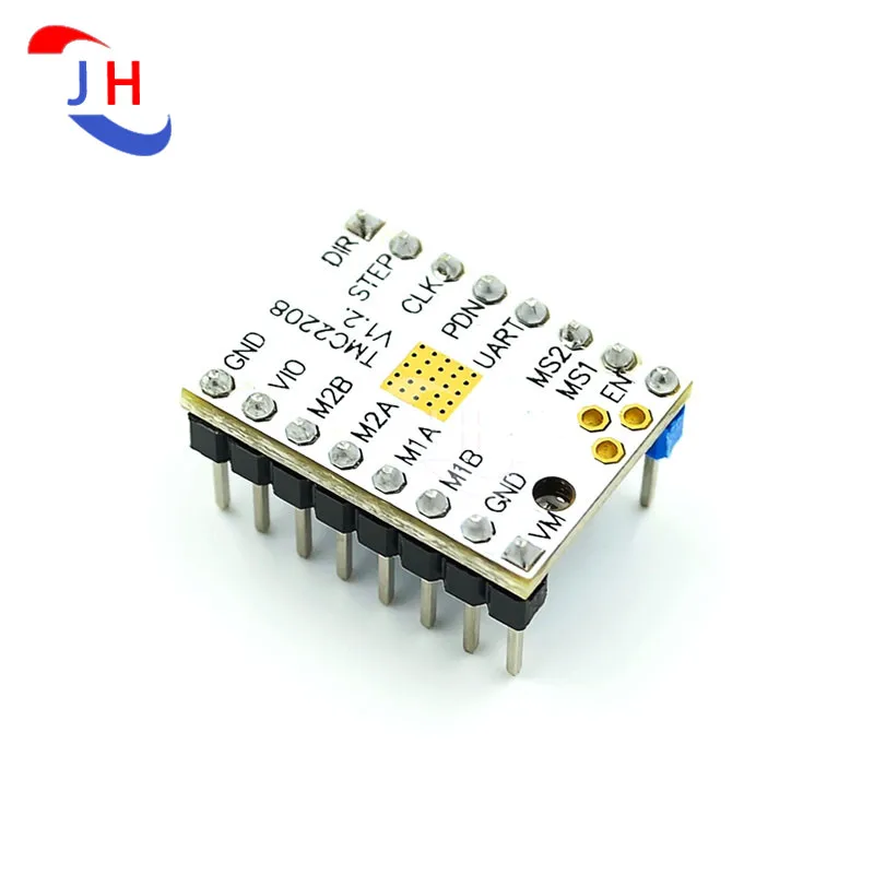 ملحقات الطابعة ثلاثية الأبعاد الجديدة TMC2208 TMC2208V1.2 TMC2209V2.1 وحدة محرك الخطوة فائقة الهدوء 256 تقسيم الذروة الحالي 2A