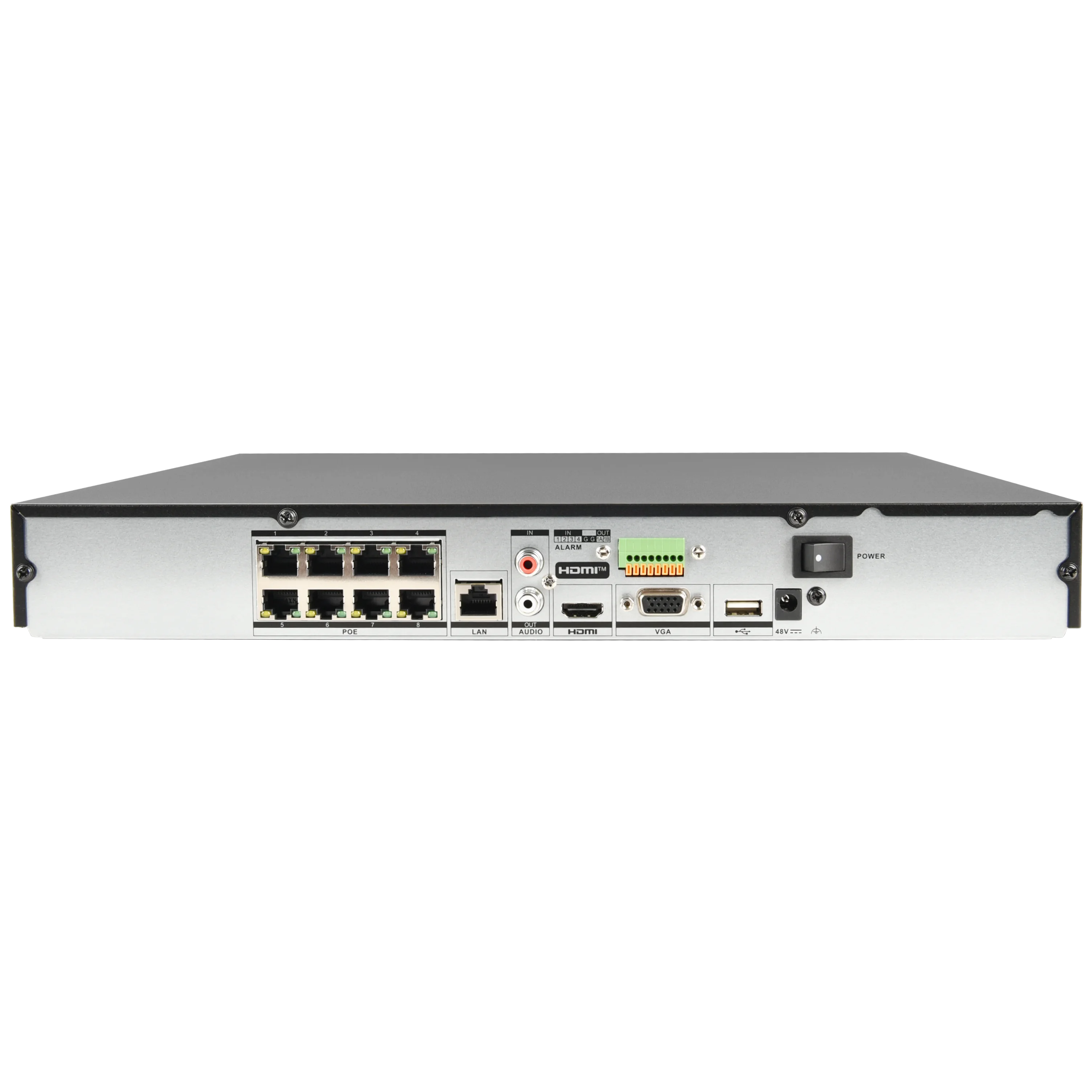 Original Hikvision DS-7608NXI-K2/8P 4K AcuSense NVR 8CH For IP Camera Video Recorder PoE NVR ANPR AND Face Detection