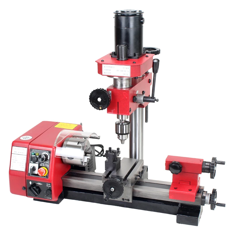 

Multifunctional household car drilling and milling machine Small machine tool Miniature lathe